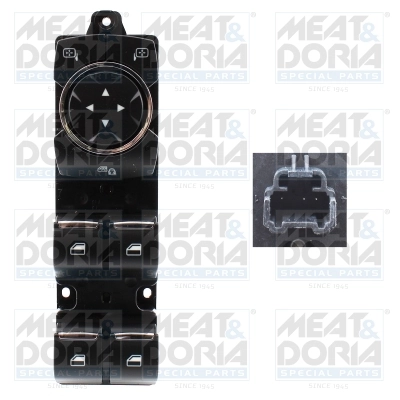 Switch, window regulator
